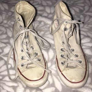 white high top converse